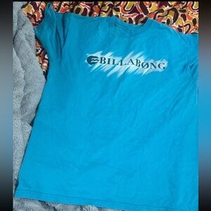 Blue billabong t shirt